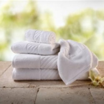 Picture of Detail Luxury Towels - WHITE