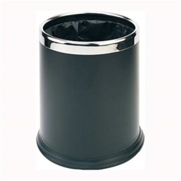 Picture of Dual Layer Black Rubbish Bin