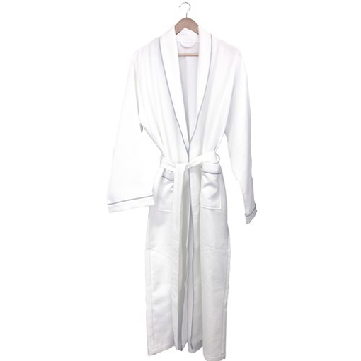 Foxbury Waffle Dressing Gown - Black