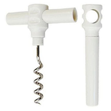 Picture of White Plastic Corkscrew