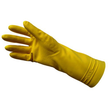 Picture of Yellow Gloves - Silver Lined Rubber