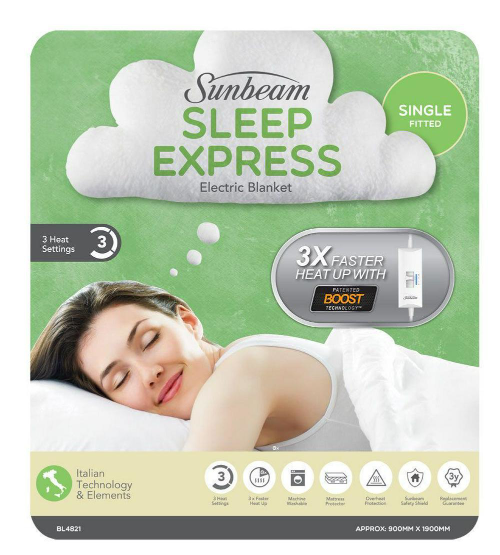Gilmac Your Hospitality Supplies. Sunbeam Sleep Express Electric