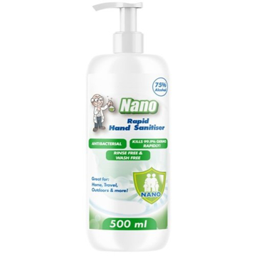 Picture of Nano Hand Sanitiser  75% 500ml Pump