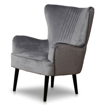 Picture of Astana Chair- Stone Grey Velvet