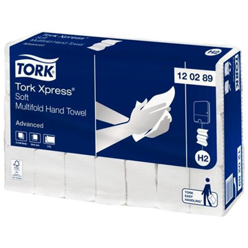 Picture of Tork Advanced H2 Xpress Soft Multifold Hand Towel 2ply 180s (21/pkt)