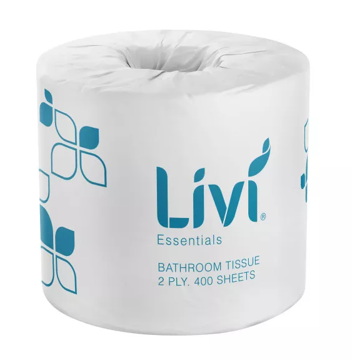 Picture of Livi Essentials Toilet Tissue 2ply 400s (48/CTN)