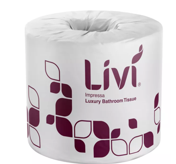 Picture of Livi Impressa Toilet Tissue 2ply 400s (48/CTN)