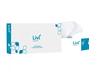 Picture of Livi Essentials Facial Tissue Rectangle 2ply 100s (30/CTN)