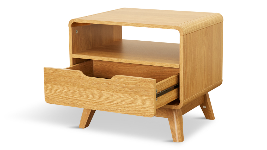 Gilmac Your Hospitality Supplies. Retro 1 Drawer Bedside Table
