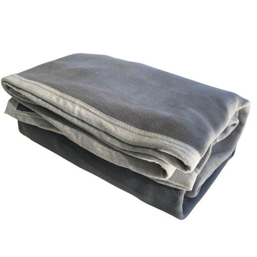 Picture of Polar Fleece Blanket - 350g Charcoal